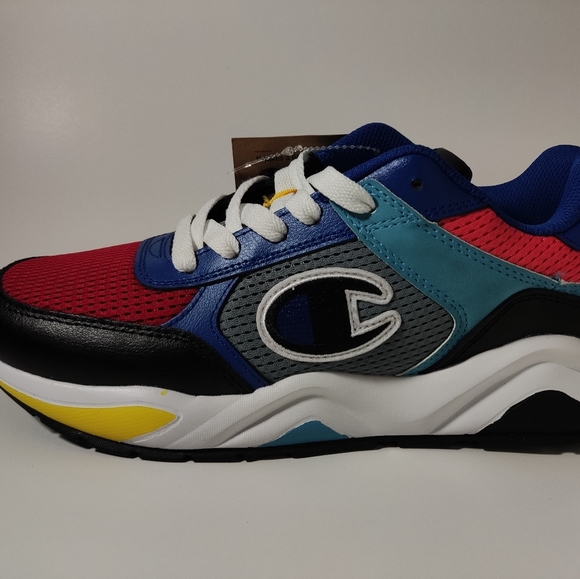 Champion 93Eigtheeen SP Block sneaker Black Multi Size 9.5 - Picture 3 of 5